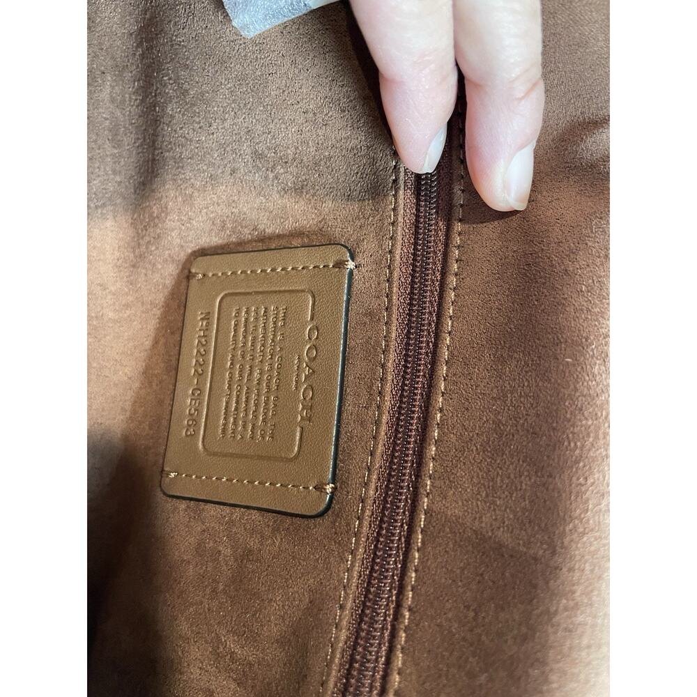 Coach CE563 Morgan Shoulder Bag Crossbody Colorblock Signature With Rivets - Picture 5 of 11